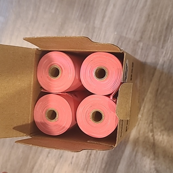 Go BioHome Compostable Dog Poop Bag 120 counts pink - Picture 6 of 7